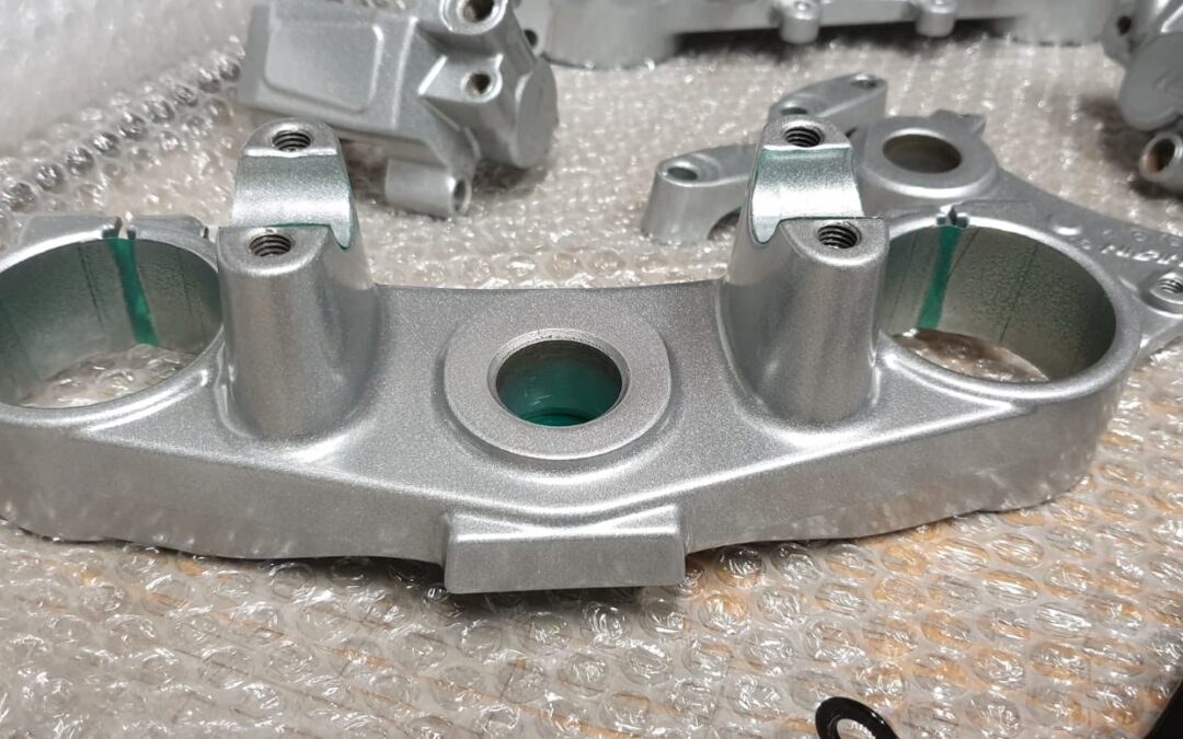 Motorcycle Parts Silver Sparkle